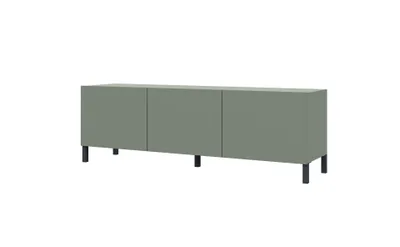 Produktbild von Sophia Lowboard 139 cm 3-türig mit Metallfüßen salbei