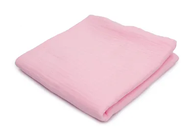Obrázek produktu pro Bavlněná mušelínová tkanina Double Gauze Light Pink 50 x 130 cm