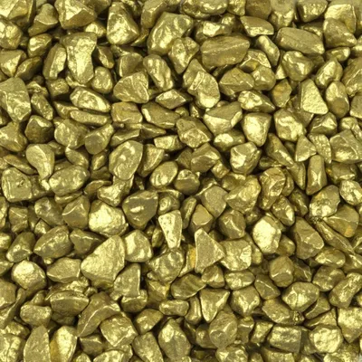 Produktbild von Dekosteine 5-8mm. Farbsteine, Dekokies, bunte Steine. 5kg Gelbgold