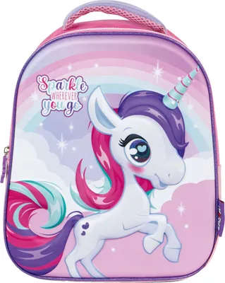 Immagine prodotto di Zaino 3D Unicorno Zaino per bambini con design Unicorno Poliestere