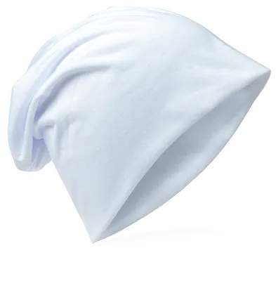 Produktbild von Beanie Muetze Unifarbe Weiss
