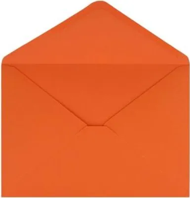 Obrázek produktu pro Ozdobné obálky C6 Orange 120 g 50 kusů
