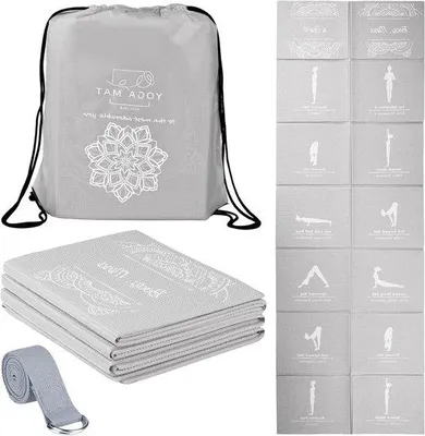 Immagine prodotto di Tappetino da yoga adattivo da donna con chiusura rapida, ideale per yoga, pilates, benessere e fitness, perfetto sia per l'uso domestico che in palestra.