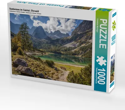 Produktbild von CALVENDO Puzzle Seebensee im Gaistal, Ehrwald | 1000 Teile Lege-Größe 64x48cm Foto-Puzzle für glückliche Stunden