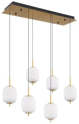 Produktbild von Globo Lighting Hängeleuchte Metall messingfarben, LED