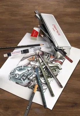 Immagine prodotto di CARAN D'ACHE Set di grafite "Graphite Line", 13 pezzi (Technalo, Grafcube, Museum Aquarelle), 779.313