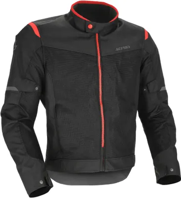 Image de Veste de moto en textile Acerbis Ramsey Vented 2.0 Mesh, noir/rouge, M