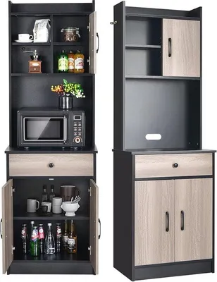 Productafbeelding van Keuken kast met opbergruimte - 60 cm breed en 180 cm hoog