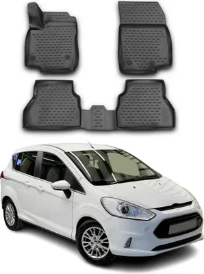 Immagine prodotto di 2012-2021 Ford B-Max tappetini TPE nero 4 pz