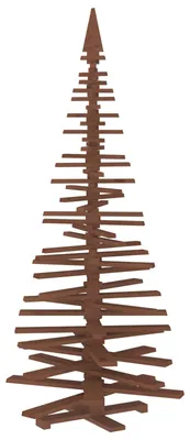 Zdjęcie produktu dla vidaXL, choinka świąteczna drewniana KOTKA, 240 cm, wykonana z litego drewna sosnowego