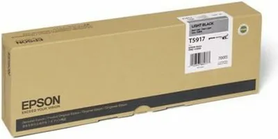 Image de Epson C13T591700 Epson Tintenpatrone light schwarz T 591  700 ml     T 5917