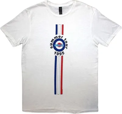Produktbild von Oasis Stripes '95 White S T-Shirt
