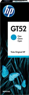 Obrázok produktu pre HP Fľaša originálneho azúrového atramentu GT52, Originál, Azúrová, HP, 9100 strany, Malajzia, 15 - 35 °C