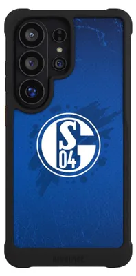 Produktbild von NIVOCASE Hülle für Samsung Galaxy S26 Ultra  Stoßfeste Handyhülle NIVOmax Case Schwarz Bundesliga FC Schalke 04 Offizielles Lizenzprodukt