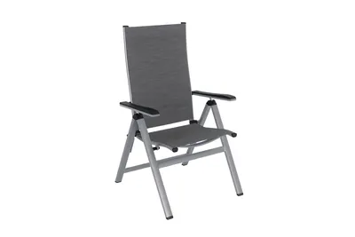 Produktbild von MWH Solido Multipositionsstuhl Aluminium/Textilene Silber
