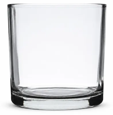Produktbild von Unlackiertes Kerzenglas N10 003, 400 ml - transparenter Rundzylinder, 1 Stk.