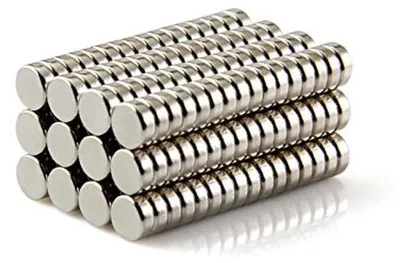 Zdjęcie produktu dla Magnesy neodymowe N52, 5 sztuk, 20 x 5 mm, krążki, bardzo mocne, lodówka, tablica ogłoszeń, tablica suchościeralna, neodym