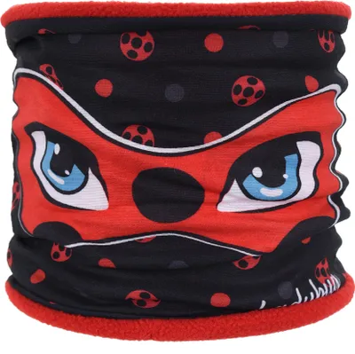 Produktbild von Miraculous Ladybug Winter-Schal Loop Snood Bandana, Farbe:Rot