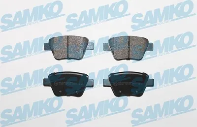 Produktbild von SAMKO Bremsbeläge Satz Hinten Bremsklötze für VW GOLF VI (5K1) 5SP1608