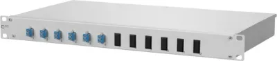 Zdjęcie produktu dla 1502597406 Światłowodowy panel krosowy OpDAT fix 6xLC-D OS2 w zestawie