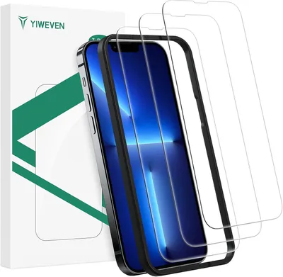Produktbild von Gehärtetes Glas Für Apple Iphone 13 Pro Max 6,7" 3 Stück + Montagerahmen