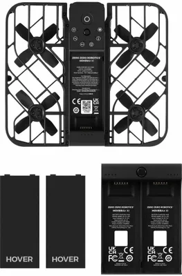 Zdjęcie produktu dla HOVERAir X1 Combo, 4 wirn., 2704 x 1520 px, 7 m/s, 1050 mAh, Czarny