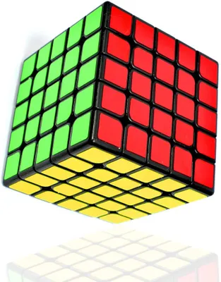 Produktbild von Zauberwürfel 5x5, Speed Cube 5x5 Puzzle Würfel Spielzeug Schwarz