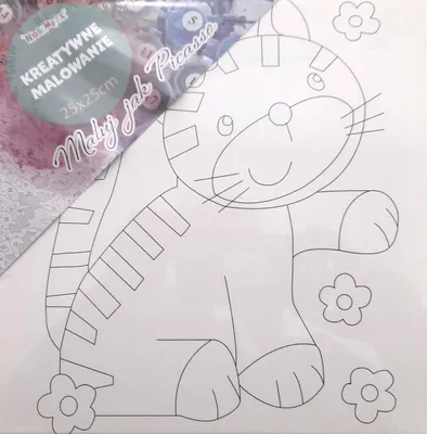 Image de Tableaux à peindre « Chaton » 25 cm x 25 cm - Norimpex