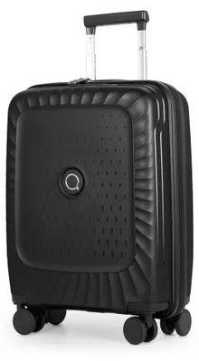 Immagine prodotto di HAUPTSTADTKOFFER Kotti - Valigia da cabina 55x40x20 cm con trolley a 4 ruote, bagaglio a mano leggero, valigia per viaggi brevi fino a 10 kg, robusto guscio rigido in PP, TSA, nero