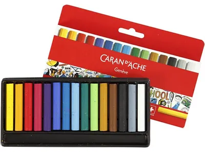 Immagine prodotto di Caran d'Ache pastello a olio junior set di 15 matite creative da colorare per bambini