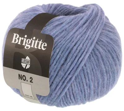 Produktbild von Lana Grossa BRIGITTE NO. 2 Wolle 50 g 140 m Alpaka Baumwolle Strickgarn Farbe 052 - Lila