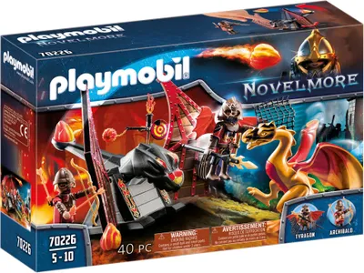 Produktbild von PLAYMOBIL 70226 Novelmore Burnham Raiders Kampftraining des Drachen