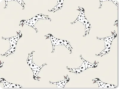 Produktbild von MuchoWow® Mauspad Mousepad Hund - Dalmatiner - Pastell - Junge - Design 23x19 cm - Mousepads - Maus Mat - Pad - Mausunterlage - Schreibtischunterlage - Mauspad