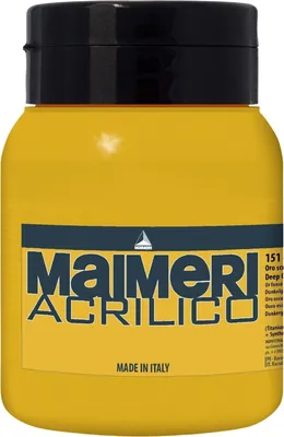 Obrázok produktu pre Maimeri Acrilico Akrylová farba Deep Gold 151 500 ml 1 ks