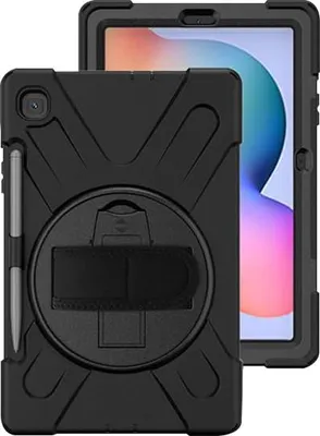 Immagine prodotto di custodia eSTUFF Defender - Cover posteriore per tablet - Nero - 10,4" - per Samsung Galaxy Tab S6 Lite (ES681842-BULK)