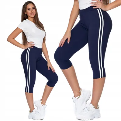 Immagine prodotto di Leggings 3/4 Donna Lampasse Alto Stato Opaco Piacevolmente Morbido MORAJ S/M