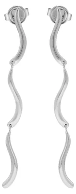 Produktbild von Skagen Damen-Hängeohrringe Essential Waves lang Edelstahl, SKJ1792040