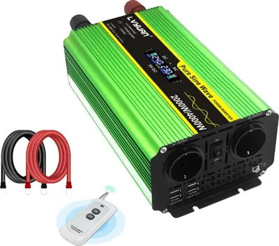 Produktbild von Wechselrichter, reine Sinuswelle, hohe Leistungskapazität, 24V-220V-4000W