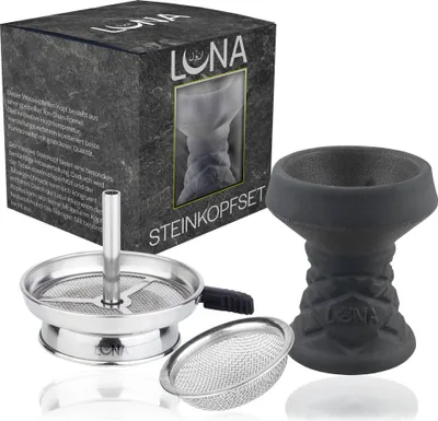 Image de Luna - Kit complet tête de pierre - Noir