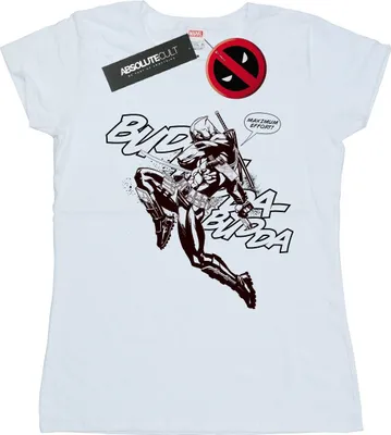 Produktbild von Marvel - "Budda Budda" T-Shirt für Damen BI17867 (S) (Weiß)