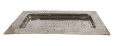 Zdjęcie produktu dla Tacki serwujące Mars & More, prostokątne, srebrne, wysokość 43,5 cm, szerokość 24 cm