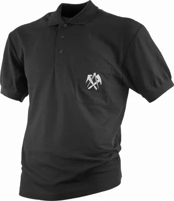 Produktbild von Job Polo-Shirt KONRAD DACHDECKER schwarz, Größe:3XL