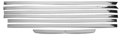 Immagine prodotto di Modanature per finestrini per Ford Tourneo Custom V362 2013-2023 in acciaio inox cromato 8x