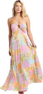 Immagine prodotto di Abito lungo senza maniche Billabong, modello "So Groovy", multicolore, taglia L, per donna