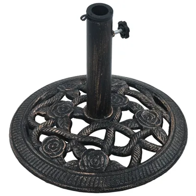 Produktbild von "Winter Sale" Sonnenschirmständer - Schwarz Sonnenschirmständer Schwarz Bronze 9 kg 40cm Gusseisen DE9118975
