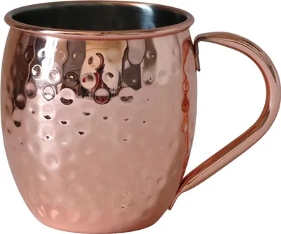 Produktbild von Moscow Mule Becher 500ml Trinkbecher Metallbecher Cocktailbecher Tasse gehämmert