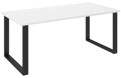 Productafbeelding van Eettafel PERRI, 185x90 cm, wit