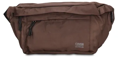Obrázok produktu pre Heuptas pánska taška z vegánskej kože, čierna, so zipsom a nastaviteľným ramenným popruhom, rozmer 46x19 cm