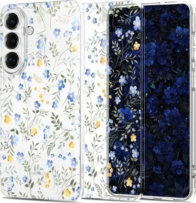 Immagine prodotto di Custodia Tech-Protect FlexAir per Samsung Galaxy S26 - Fiori colorati