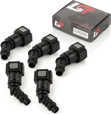 Produktbild von 5x Schnellverschluss Kraftstoffleitung Kupplung 45° 7,89x8mm für TOYOTA FIAT